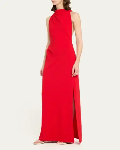 Proenza Schouler Faye Backless Matte Crepe Gown | Thumbnail 4 Proenza Schouler Faye Backless Matte Crepe Gown | Thumbnail 4