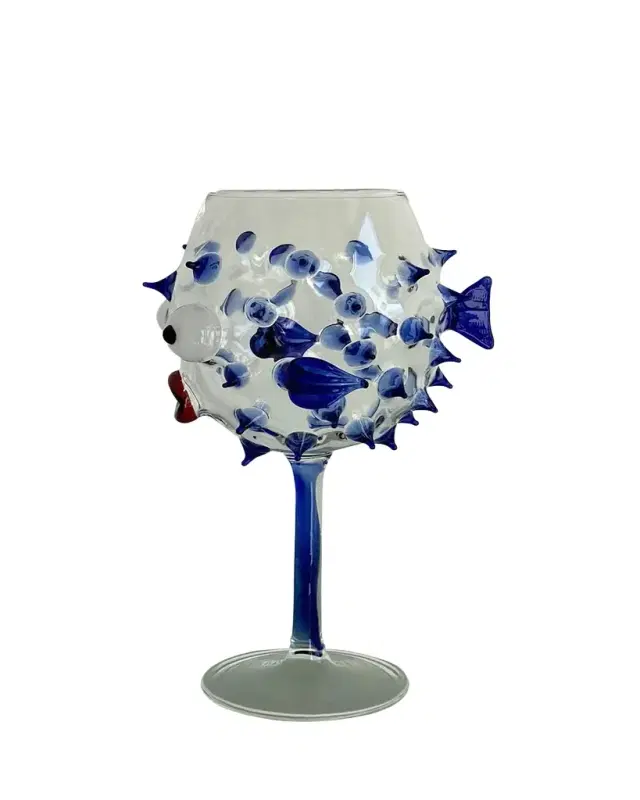Massimo Lunardon Pufferfish Wine Goblet