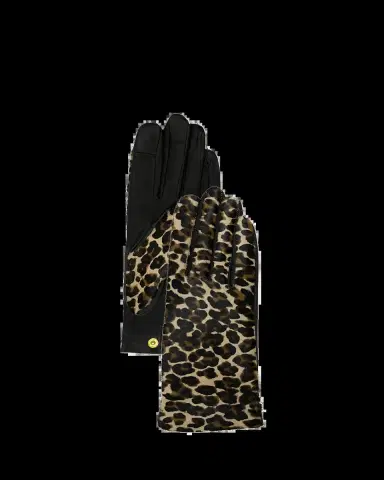 Agnelle Classic Hair on Leather Gloves | Thumbnail 2 Agnelle Classic Hair on Leather Gloves | Thumbnail 2