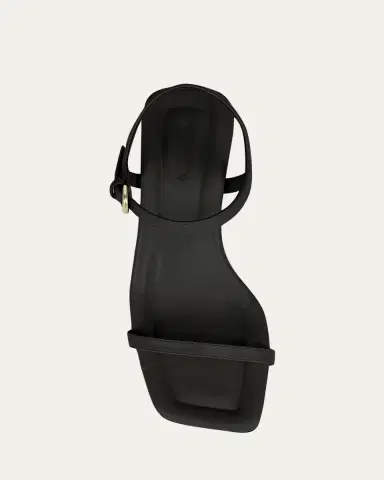 Vince Coco Leather Kitten-Heel Sandals | Thumbnail 3