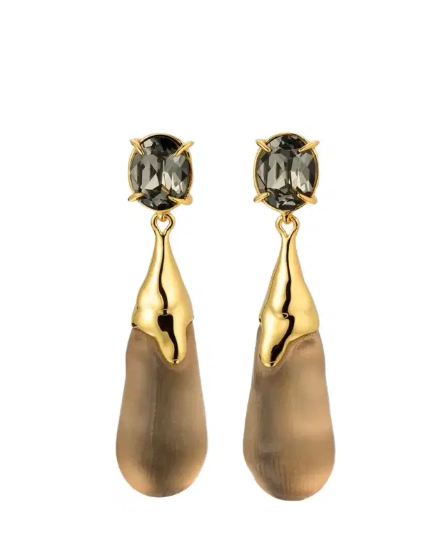 Alexis Bittar Bonbon Crystal Small Teardrop Earrings