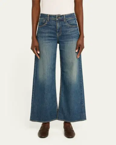 Nili Lotan Marlene Wide-Leg Jeans | Thumbnail 4