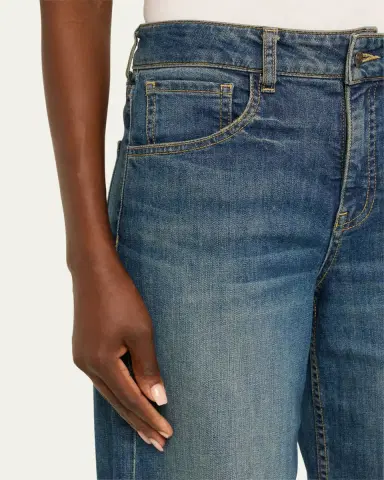 Nili Lotan Marlene Wide-Leg Jeans | Thumbnail 5