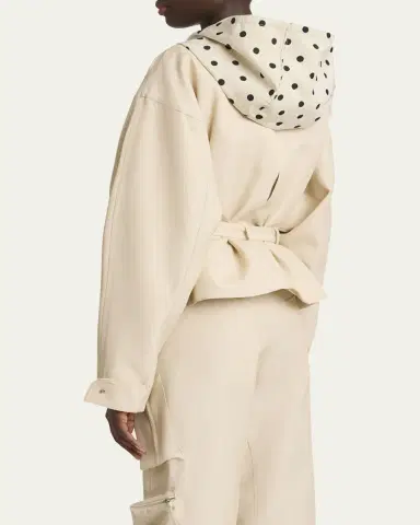 Jacquemus Ciro Belted Wool-Blend Jacket | Thumbnail 3