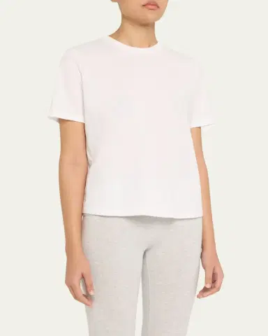 Skims Poly Cotton Jersey T-Shirt | Thumbnail 4 Skims Poly Cotton Jersey T-Shirt | Thumbnail 4