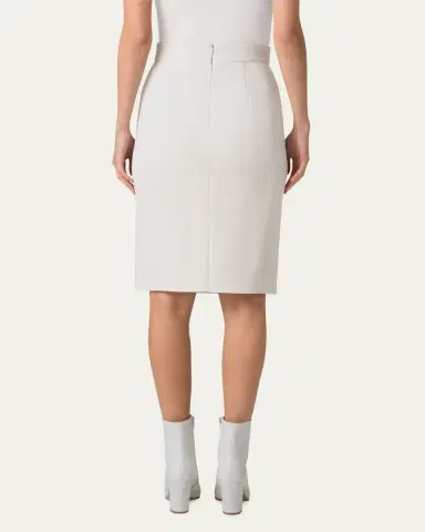 Akris Double-Face Wool Crepe Pencil Skirt | Thumbnail 3