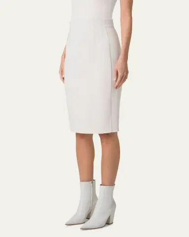 Akris Double-Face Wool Crepe Pencil Skirt | Thumbnail 4