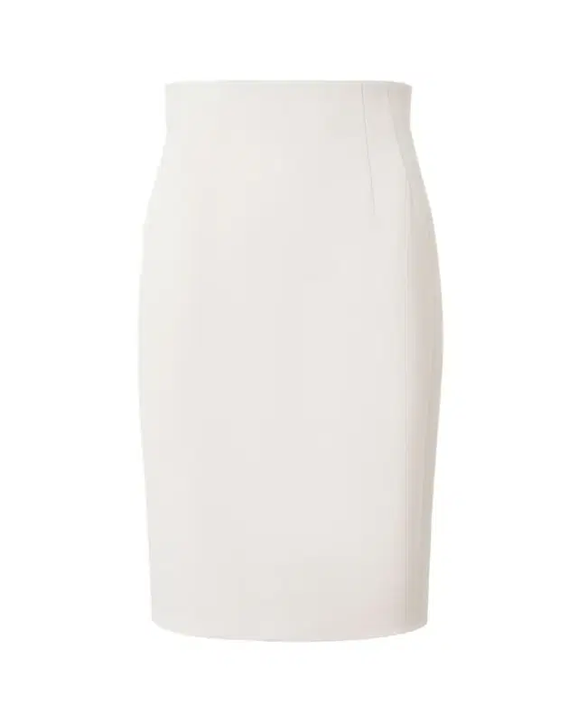 Akris Double-Face Wool Crepe Pencil Skirt