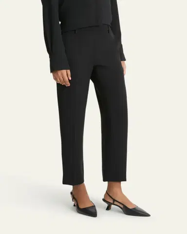 Vince Mid-Rise Tapered Pull-On Pants | Thumbnail 4 Vince Mid-Rise Tapered Pull-On Pants | Thumbnail 4