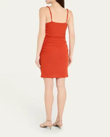 Nanushka Adie Ruched Bodycon Dress | Thumbnail 3
