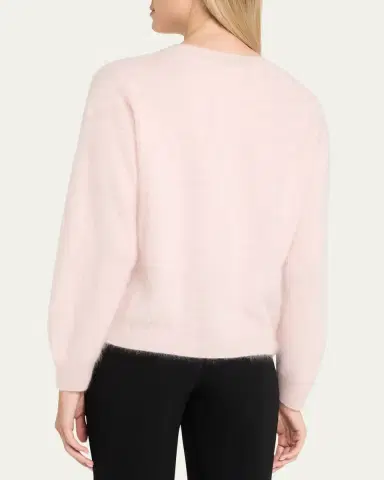 Akris Brushed Cashmere Crewneck Sweater | Thumbnail 11 Akris Brushed Cashmere Crewneck Sweater | Thumbnail 11