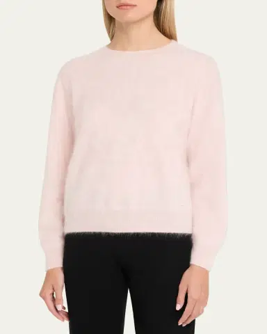 Akris Brushed Cashmere Crewneck Sweater | Thumbnail 12 Akris Brushed Cashmere Crewneck Sweater | Thumbnail 12