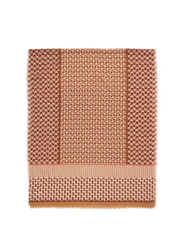 Alonpi Men's Printed Wool Scarf