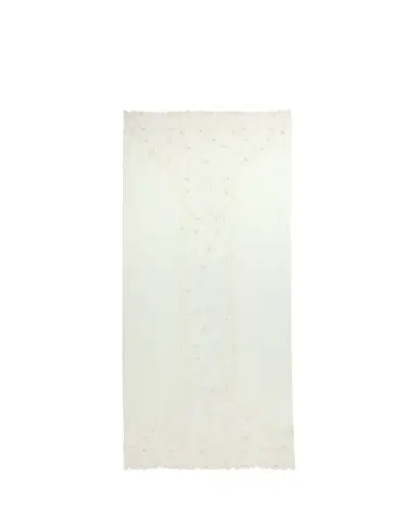 JANAVI INDIA Rose Embroidered Cashmere Scarf | Thumbnail 1 JANAVI INDIA Rose Embroidered Cashmere Scarf | Thumbnail 1