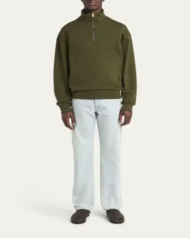 Bottega Veneta Men's Quarter-Zip Sweatshirt | Thumbnail 2