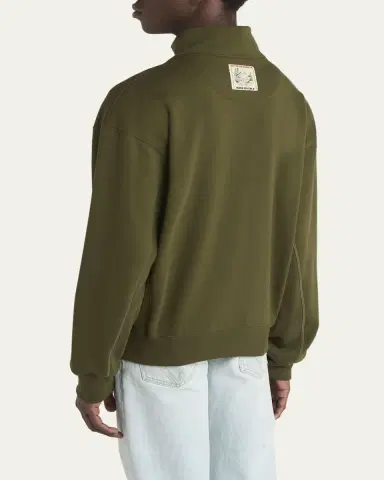 Bottega Veneta Men's Quarter-Zip Sweatshirt | Thumbnail 3
