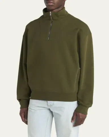 Bottega Veneta Men's Quarter-Zip Sweatshirt | Thumbnail 4