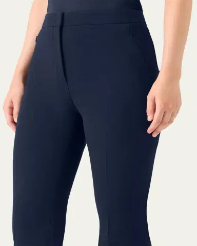 Akris Farida Stretch Wool Bootcut Trousers | Thumbnail 5