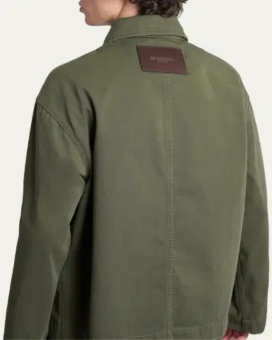 JW Anderson Mens Patch-Pocket Blouson Jacket | Thumbnail 5 JW Anderson Mens Patch-Pocket Blouson Jacket | Thumbnail 5