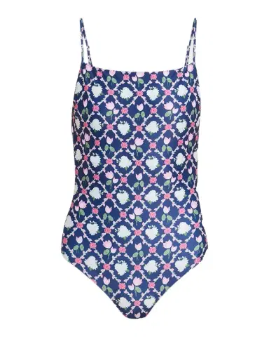 VERANDAH Floral Square-Neck One-Piece Swimsuit | Thumbnail 1