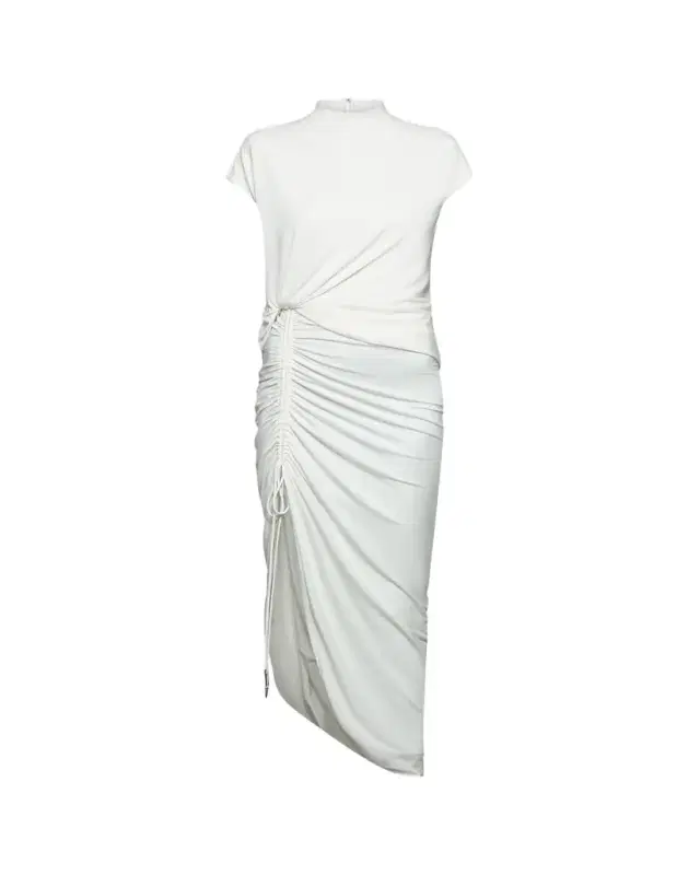 Et Ochs Townes Draped High-Low Midi Dress