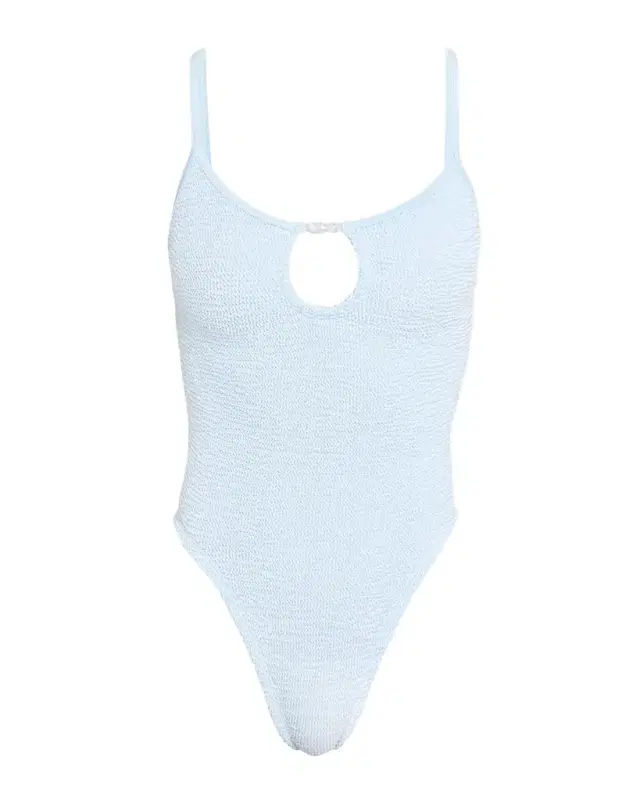 Hunza G Mia Beaded Keyhole One-Piece Swimsuit