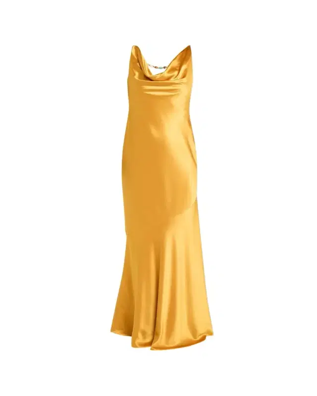 Retrofete Keryn Satin Maxi Dress