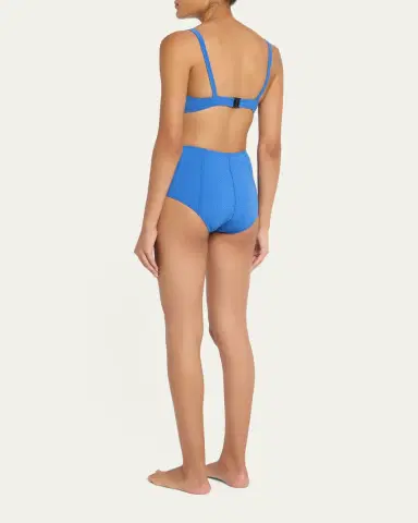 Lisa Marie Fernandez Balconette High-Waist Two-Piece Swimsuit | Thumbnail 3