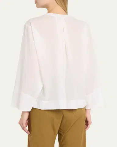 Jamie Haller The Pascale Blouse in Cotton | Thumbnail 3 Jamie Haller The Pascale Blouse in Cotton | Thumbnail 3