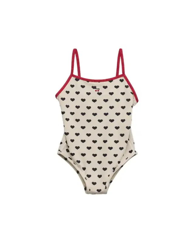 Konges Slojd Girl's Manon Glitter One-Piece Swimsuit, Size 9M-10