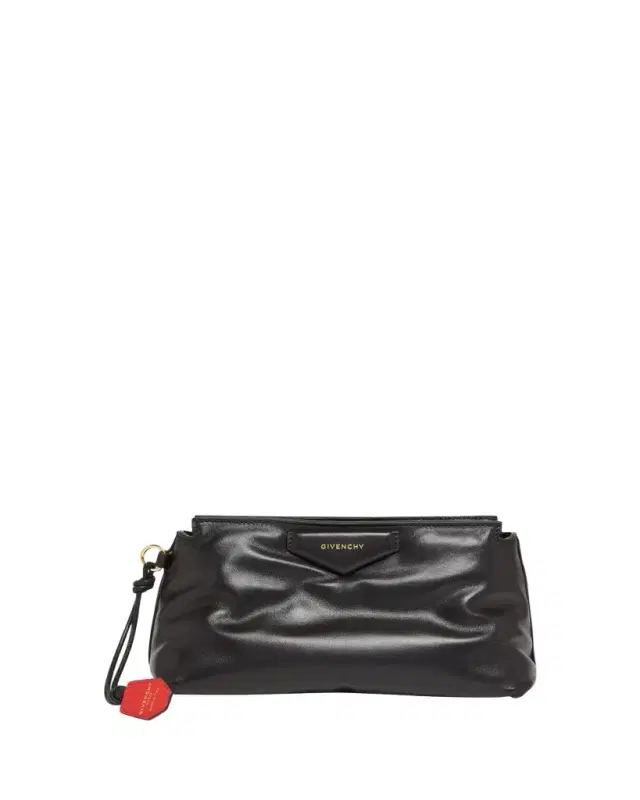 Givenchy Antigona Slouchy Clutch Bag in Leather