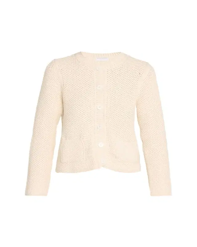 Majestic Filatures Button-Front Organic Cotton Knit Cardigan