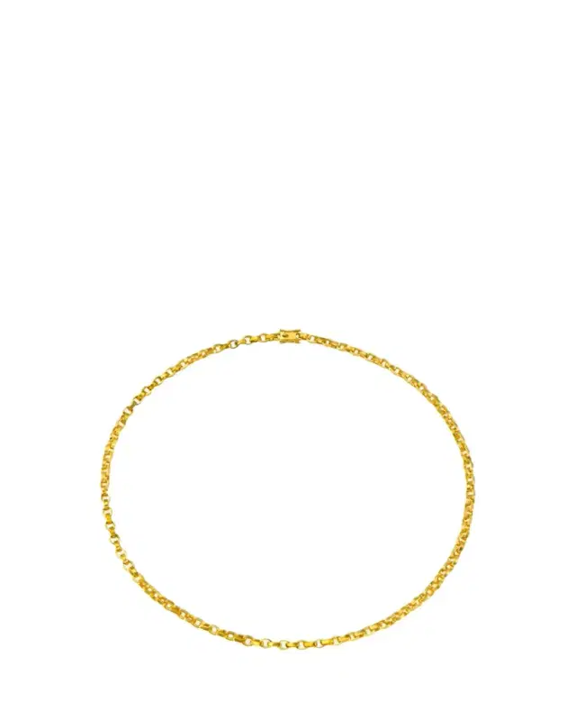 DARIUS 18K Yellow Gold Signature Chain Necklace, 17"L