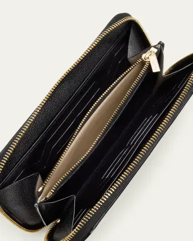 Valextra Men's Portafoglio Leather Zip-Around Wallet | Thumbnail 4