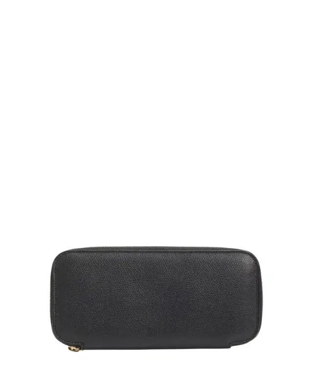 Valextra Men's Portafoglio Leather Zip-Around Wallet