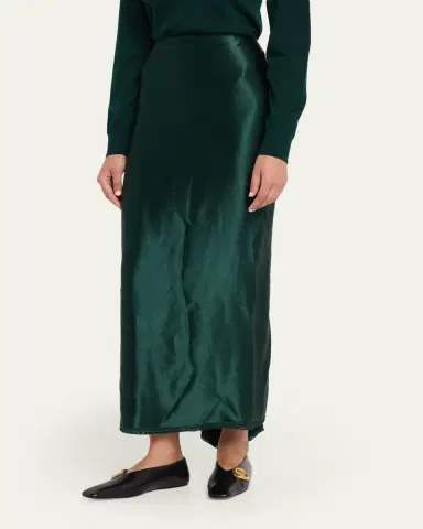 FFORME Jovie Seamless Satin MaxiSkirt | Thumbnail 4