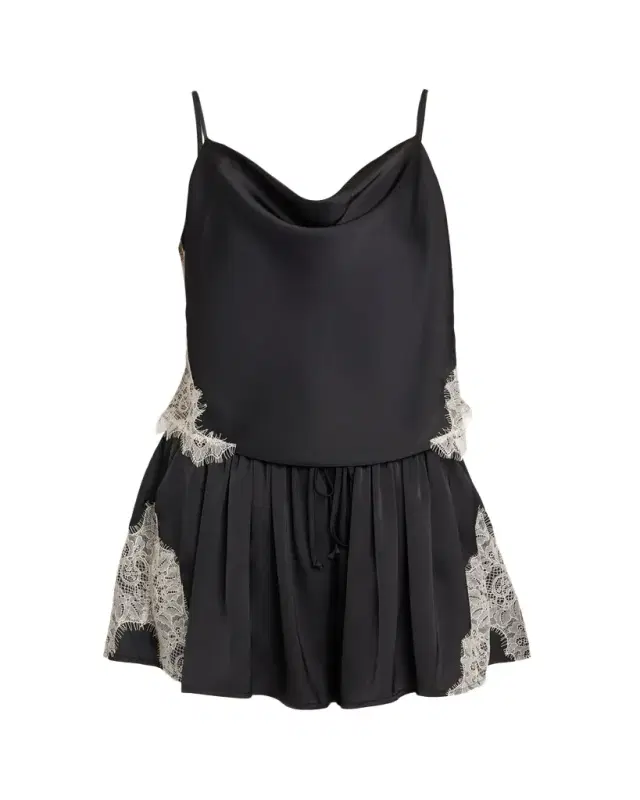 Cinq a Sept Esme Satin Lace-Trim Camisole