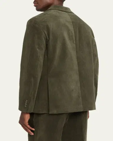 OFFICINE GÉNÉRALE Men's Michel Corduroy Single-Breasted Sport Coat | Thumbnail 3