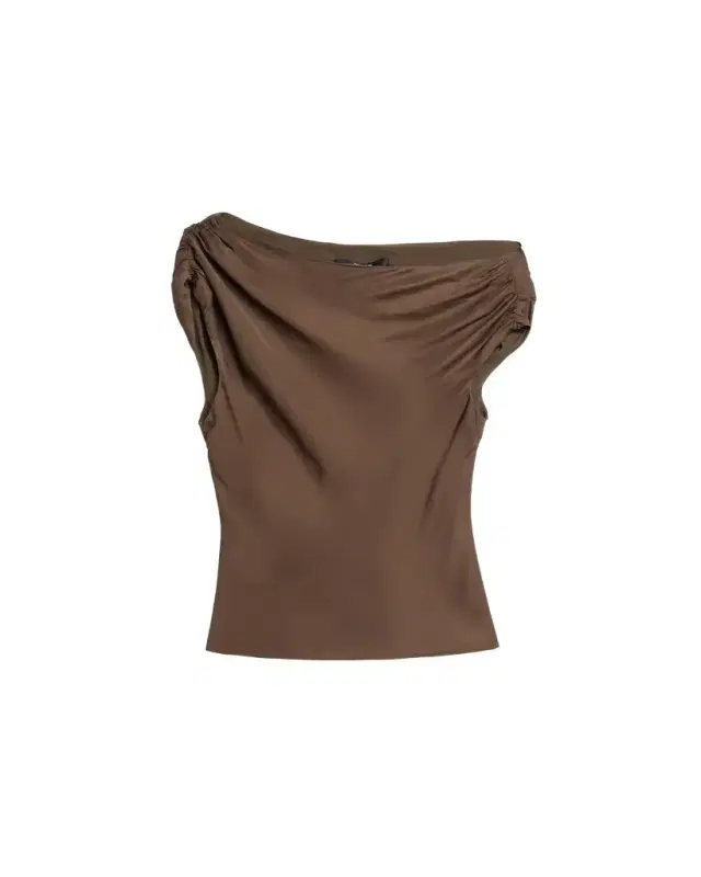 Toccin Veda Draped Off-The-Shoulder Top