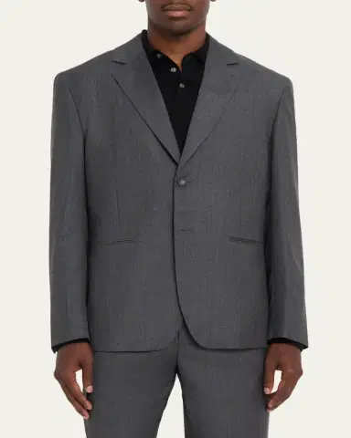 Officine Generale Men's Melvyn Wool-Blend Sport Coat | Thumbnail 4