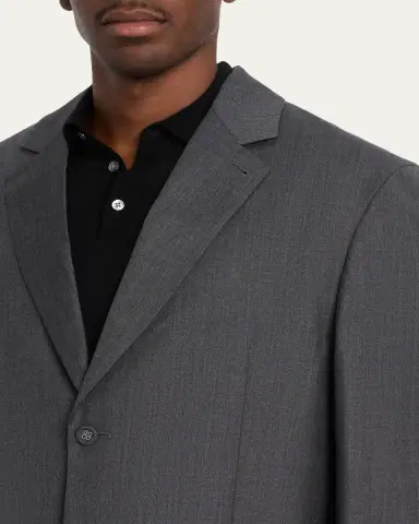 Officine Generale Men's Melvyn Wool-Blend Sport Coat | Thumbnail 5