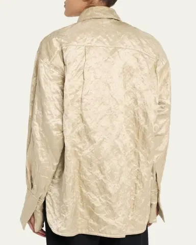 FFORME Ozzy Metallic Boyfriend Shirt | Thumbnail 3
