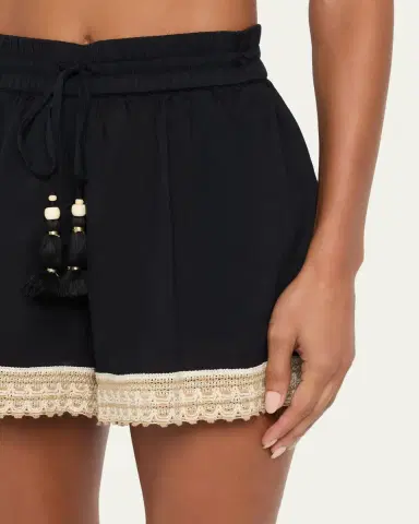 Ramy Brook Adrienne Cotton Cover-Up Shorts | Thumbnail 4