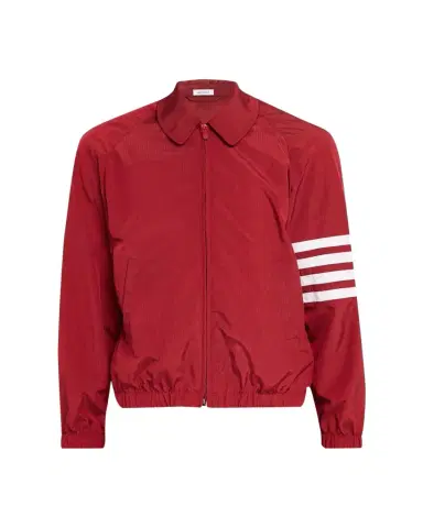 Thom Browne Men's Ripstop 4-Bar Full-Zip Jacket | Thumbnail 1