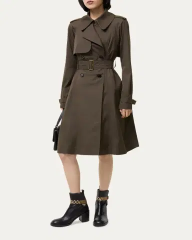 Burberry Pembury Belted A-Line Trench Coat | Thumbnail 2
