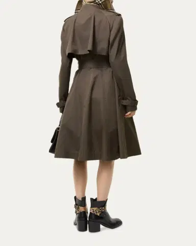 Burberry Pembury Belted A-Line Trench Coat | Thumbnail 3