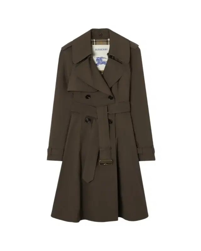 Burberry Pembury Belted A-Line Trench Coat