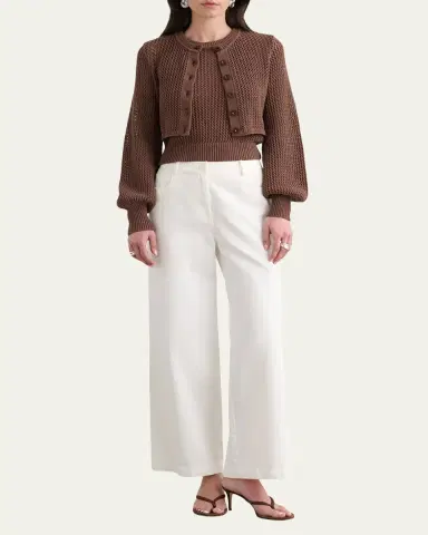 Toccin Tori Blouson-Sleeve Cardigan | Thumbnail 2 Toccin Tori Blouson-Sleeve Cardigan | Thumbnail 2