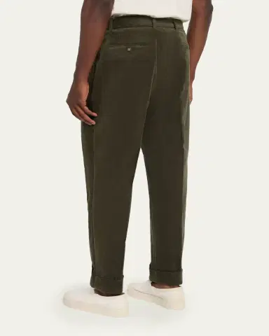 OFFICINE GÉNÉRALE Men's Hugo Corduroy Belted Trousers | Thumbnail 3