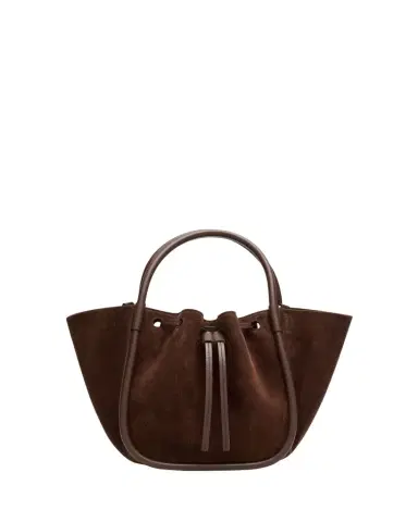 Proenza Schouler Small Ruched Suede Tote Bag | Thumbnail 1